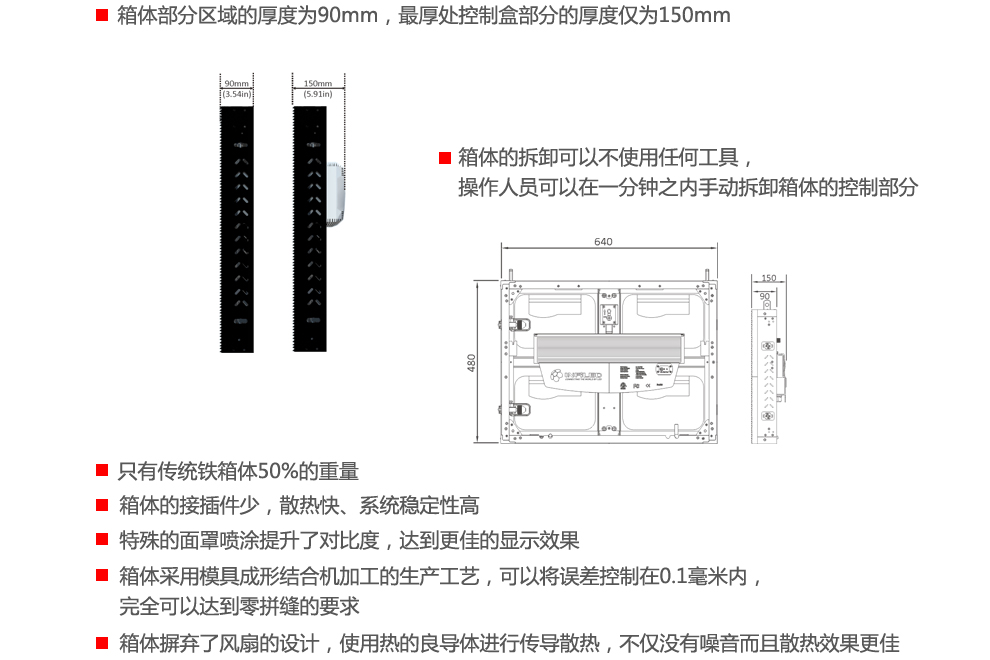 LED显示屏，LED特点